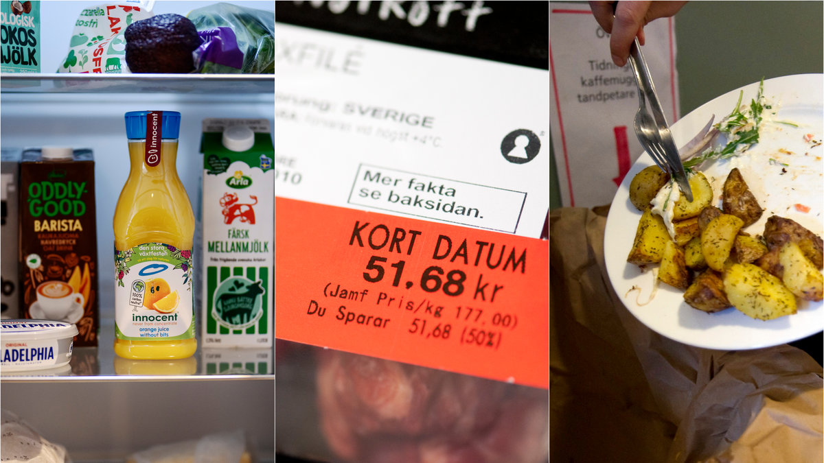 Svenskarna slänger över ett ton livsmedel varje år